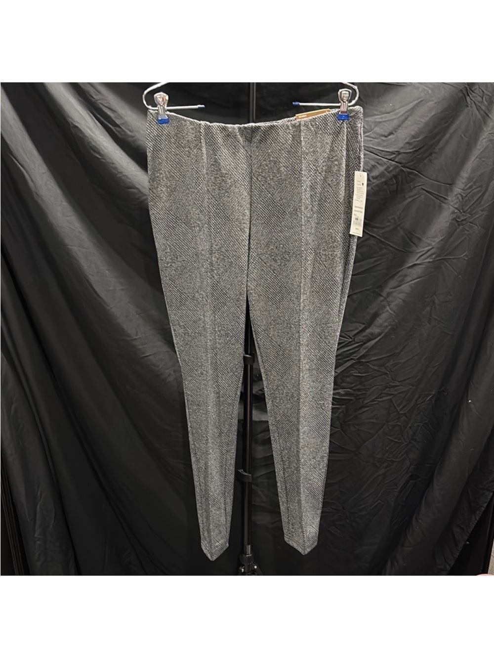 cooper & ella Gray Herringbone Skinny Pants